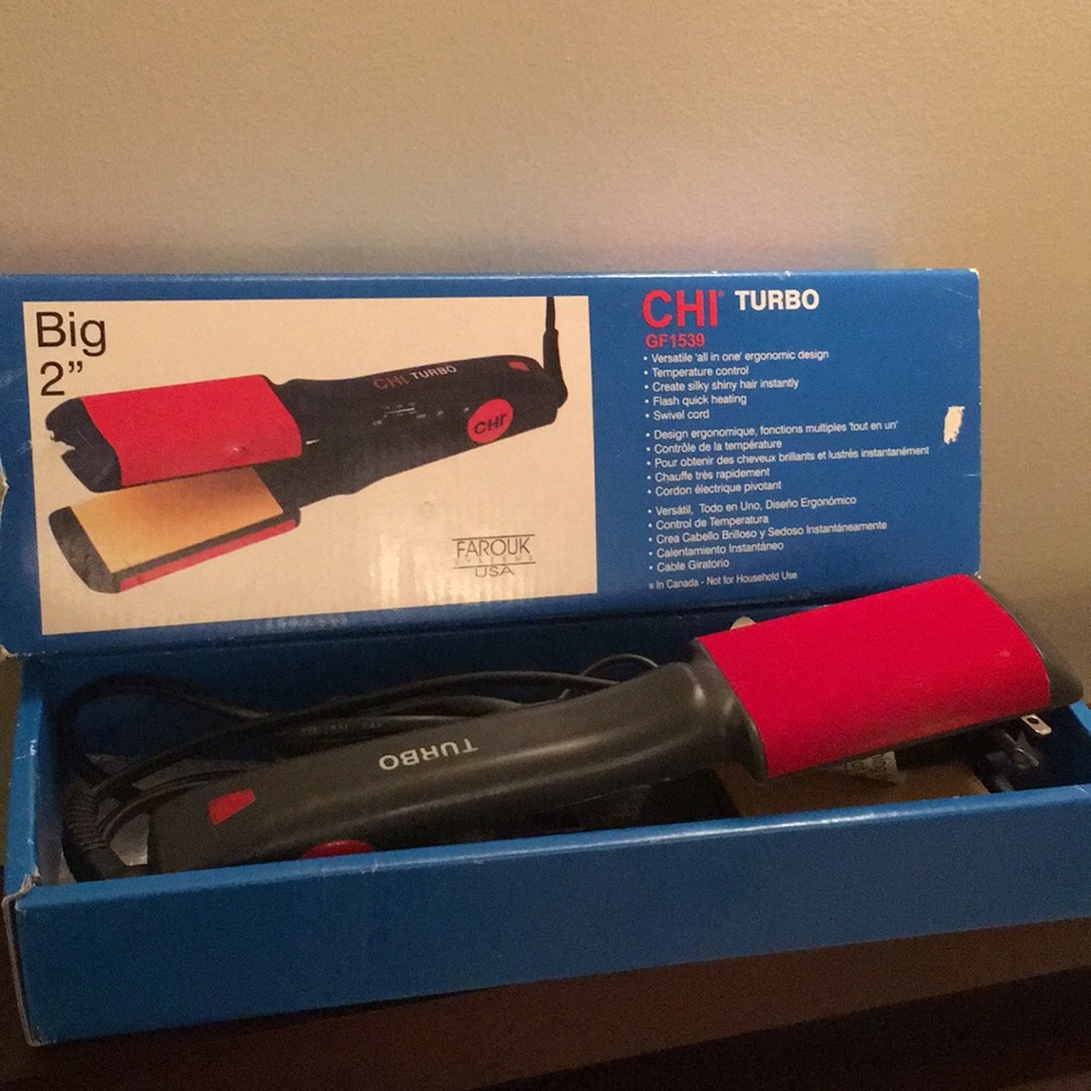 Pre-owned Chi Turbo GF1539 2” Hair Straightener
